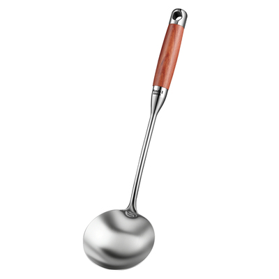 爆品!新款花梨木316不锈钢大汤勺