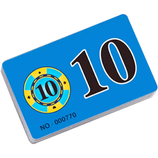 麻将筹码卡片棋牌室专用筹码牌代币塑料筹码币高端防水耐磨奖励