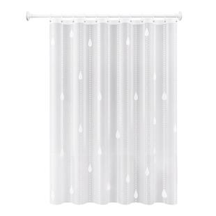 卫生间防水浴帘套装免打孔门帘挂帘防霉帘子淋浴帘洗澡间隔断帘子