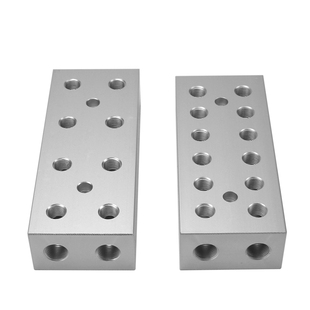 特厚 70x38双排3分变2分气流排块分流排水油空气排分配流器汇流板