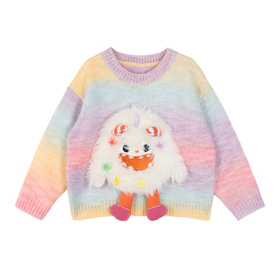 小O宝Okids童装女宝宝套装小怪兽