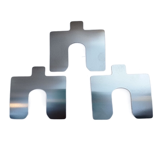 304不锈钢垫片U型调整插片轴承间隙超薄精密垫圈黑色组合垫片定制