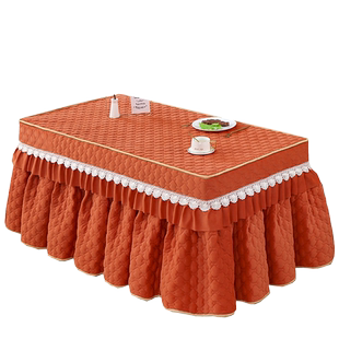 电炉罩烤火桌子罩套长方形取暖桌罩新款加厚加绒茶几烤火架被冬季