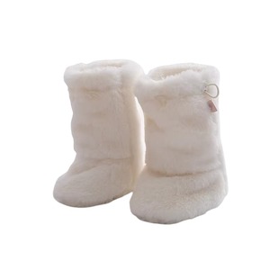 婴儿袜套鞋袜宝宝秋冬季防冻脚加绒新生儿袜套学步袜子宝宝地板袜
