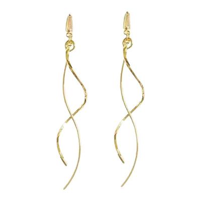 缠绕流苏简约显脸小轻奢耳线耳环