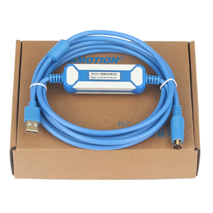 适用 信捷台达PLC编程电缆数据下载线USBACAB230通讯XC XE XD DVP