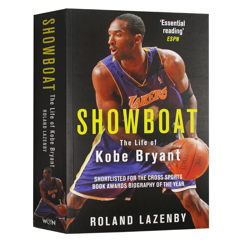 真实科比 英文原版 人物传记 Showboat The Life of Kobe Bryant 科比布莱恩特的人生 英文版自传 NBA篮球巨星黑曼巴 进口英语书