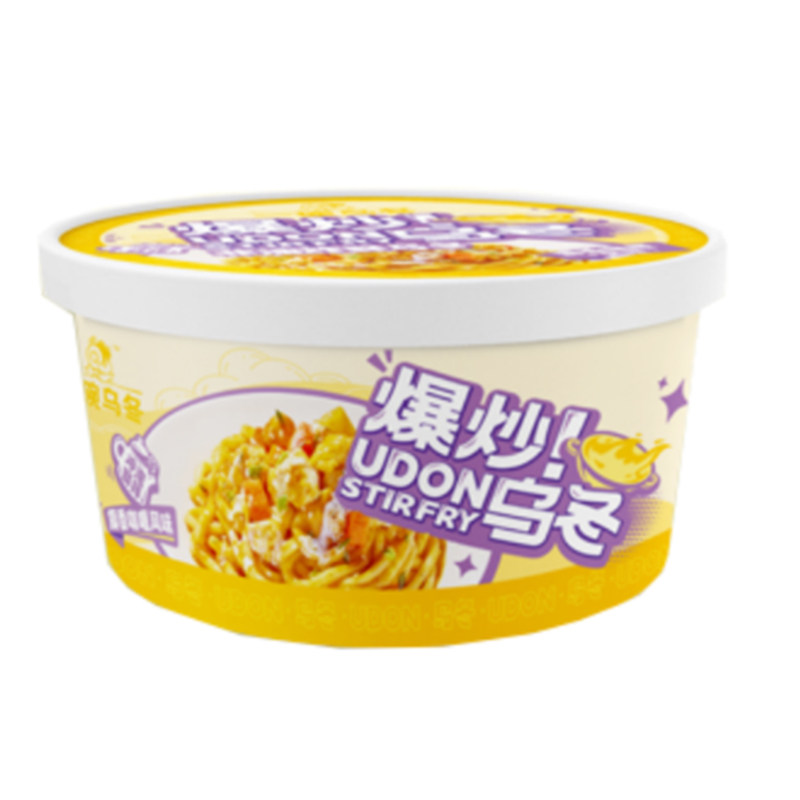 【4碗装】免煮咖喱乌冬面冬阴功方便速食拌面带料包夜宵非油炸