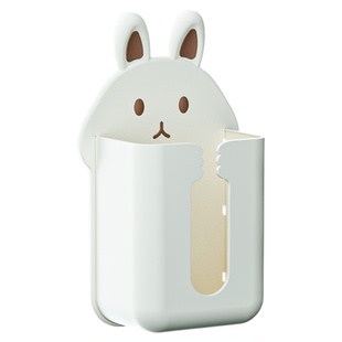 可爱卡通纸巾盒壁挂式免打孔抽纸盒子家用客厅卫生间创意收纳纸