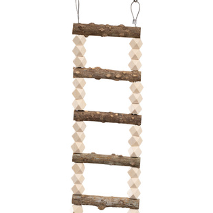 鹦鹉玩具爬梯云梯玄风虎皮牡丹吊桥花椒木楼梯攀爬梯子吊桥鸟用品