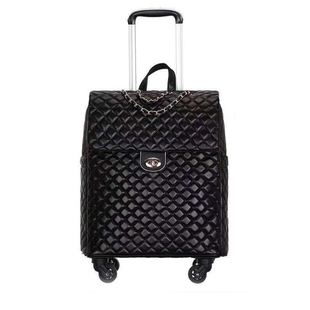 旅行箱女网红拉杆包万向轮20寸登机手提短途出差小行李箱红色轻便