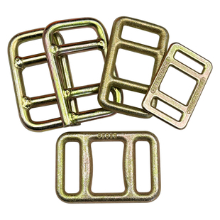 镀锌锻造焊接目字扣编织带防滑扣30-50拉紧扣捆绑金属打包扣批发