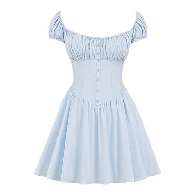 HouseofCB迷你连衣茶歇裙法式