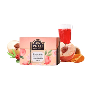 CHALI 蜜桃花果茶水果茶果干洛神花玫瑰花组合茶里公司出品茶包