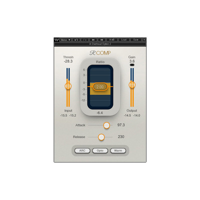 正版插件waves压缩器人声处理