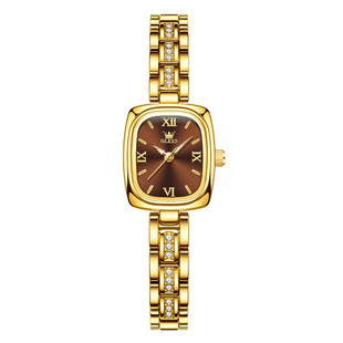 高级感送女友礼物欧利时正品复古小金表手表女款轻奢小众气质女表