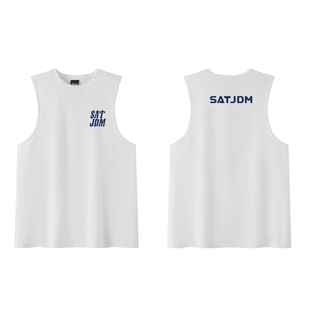 SATJDM美式篮球背心无袖坎肩遇水显印花运动跑步冰凉感速干健身潮