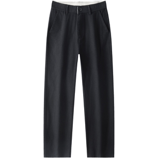 班尼路SK秋冬季男士休闲裤宽松直筒垂顺西裤加绒百搭显瘦长裤子YS