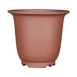 宜兴神力原矿紫砂花盆手工精品花盆出汗泥透气兰花盆特大号京钟盆