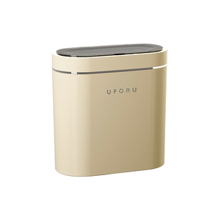 满得达2026新款家用电动自动智能感应式垃圾桶卫生间客厅窄款带盖