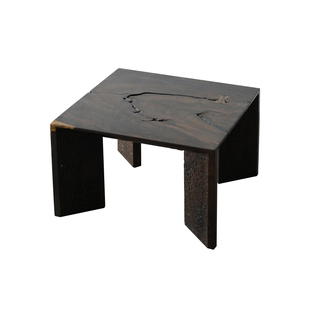 野木1978 侘寂风裂谷茶几现代简约实木茶台摆台创意孤品中式