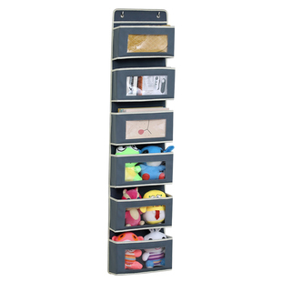 门后收纳挂袋墙挂式置物盒布艺挂兜桌边挂袋宿舍上下铺储物架神器