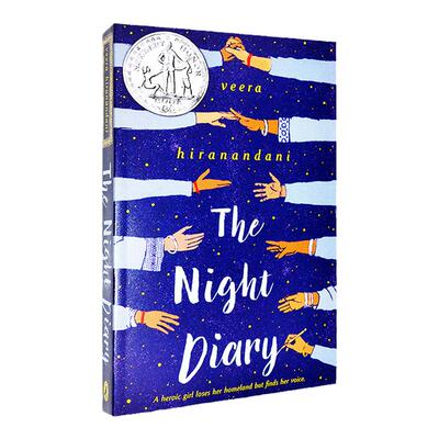 【现货】正版进口英文原版书 The Night Diary 夜晚日记 Veera Hiranandani 纽伯瑞银奖 青少年暑期课外读物 蓝思700L 9-13岁