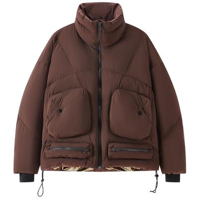 商场同款流石男装户外面包羽绒服