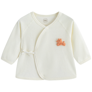 【呼呼棉】麦拉贝拉马年0-3月新生婴儿上衣纯棉半背衣宝宝衣服a类