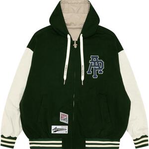 Aape双面穿休闲宽松连帽夹克