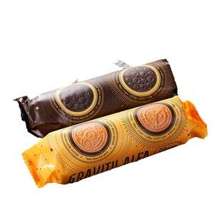 爱比可小甜甜引力饼干董洁推荐乌克兰进口焦糖奥奥味网红食小圆饼