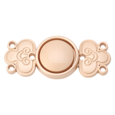 高档中国汉服子母扣金属女士旗袍