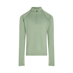 icebreaker可机洗美利奴羊毛儿童260 Tech半拉链上衣户外徒步滑雪