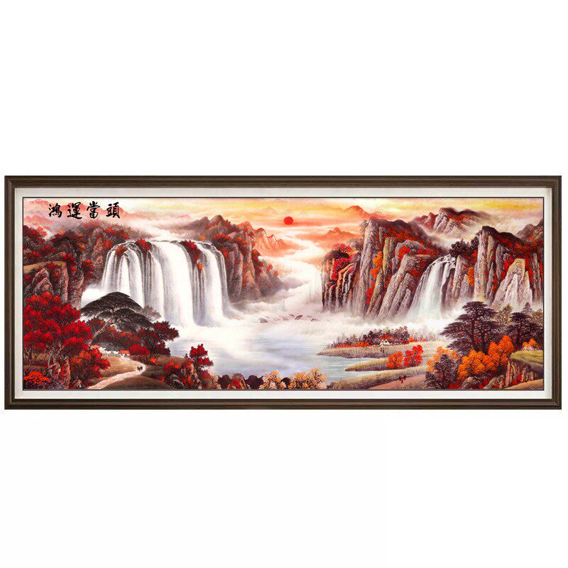 鸿运当头钻石画方钻满点钻十字绣