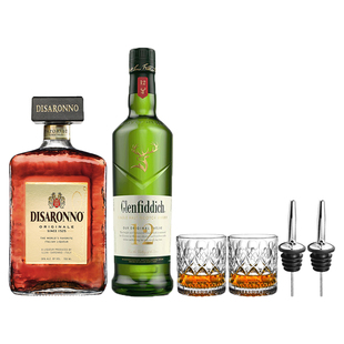 格兰菲迪叛教父！格兰菲迪12年+帝萨诺利口酒鸡尾酒调酒套餐组合