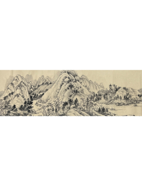 手绘定制富春山居图真迹国画