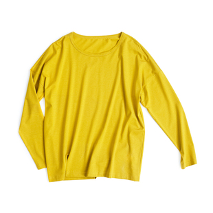 清仓/简约纯针织宽松打底上衣小鱼春秋季百搭长袖内搭基础女T恤