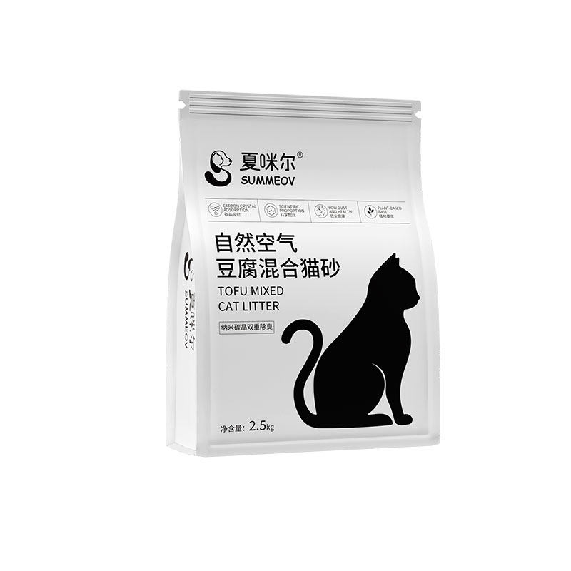 混合猫沙除臭近无尘不易粘底