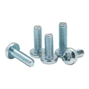 8.8级镀锌盘头内梅花螺丝钉GB2672盘头机螺钉防盗螺丝M3M4M5M6M8