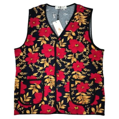 老人马甲羊毛三层厚过冬男女开身