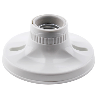 E27螺口灯座 大螺口国际通用螺旋灯头座触点防短路阻燃陶瓷芯安全