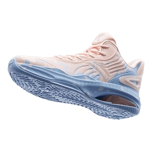 安踏高帮篮球鞋男粉色KT3气垫专业减震汤普森2025新款水花运动鞋