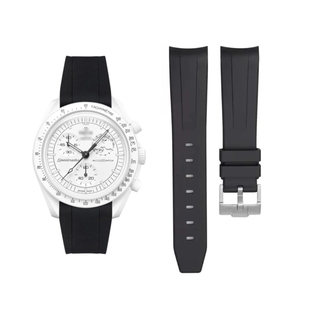 适用swatch omega表带联名史努比Snoopy蓝月亮北极光欧米茄斯沃琪