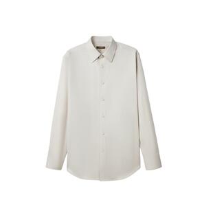 【三防免烫】吉约蒙长袖衬衫男香槟色商务抗皱内搭高级感正装衬衣