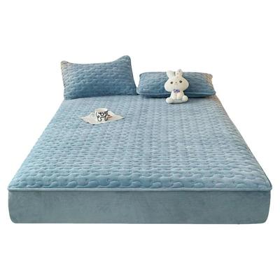 A类母婴级珊瑚牛奶绒床笠床套罩