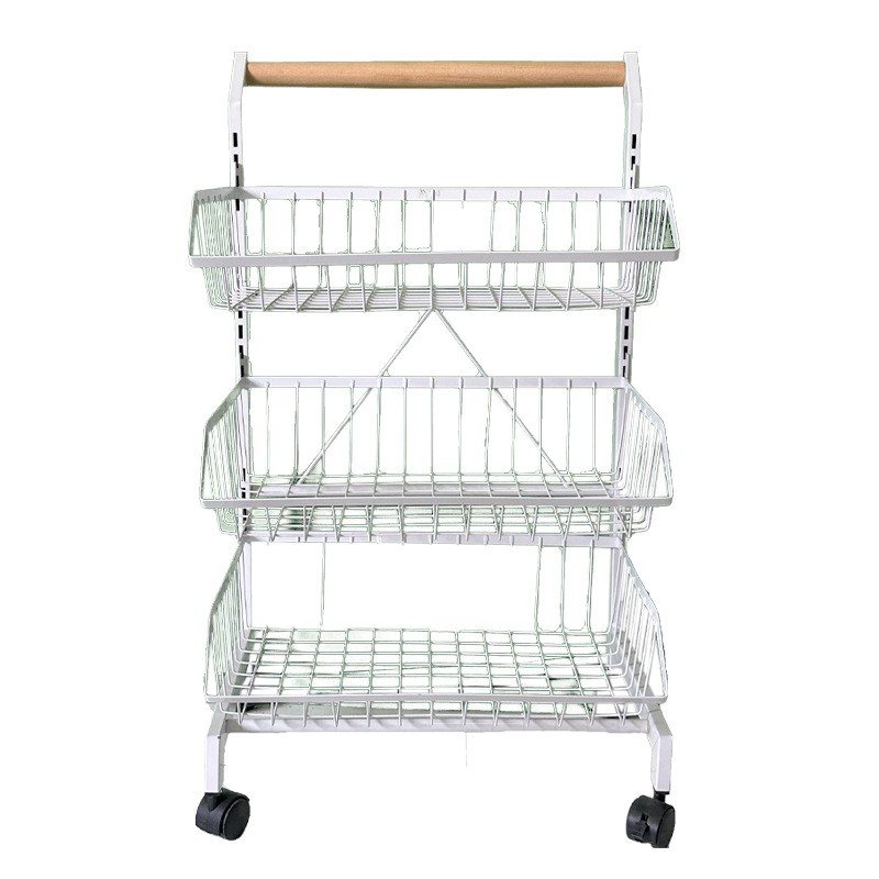 小推车零食置物架家用厨房落地多层移动收纳架卫生间多功能储物架