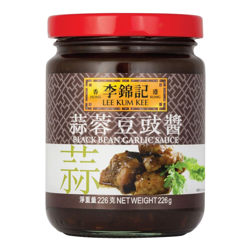 李锦记香港进口蒜蓉豆豉酱饭店大厨专用厨房烹饪酱料料理调料226g