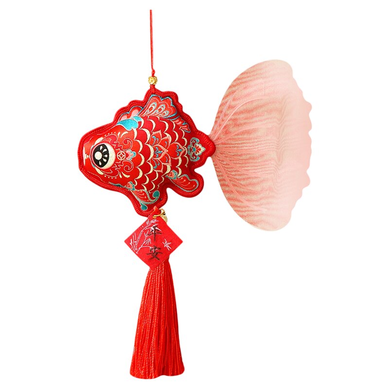 好运锦鲤香囊挂件平安福袋中国风