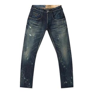 【会员专属】DENHAM男士日本制水洗宽松中腰剪刀牛仔裤CROSSBACK