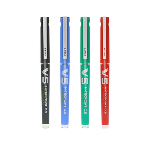 日本Pilot百乐BXC-V5直液式水笔可换墨囊墨胆大容量V5升级版针管式中性笔0.5mm黑笔签字笔学生刷题专用文具